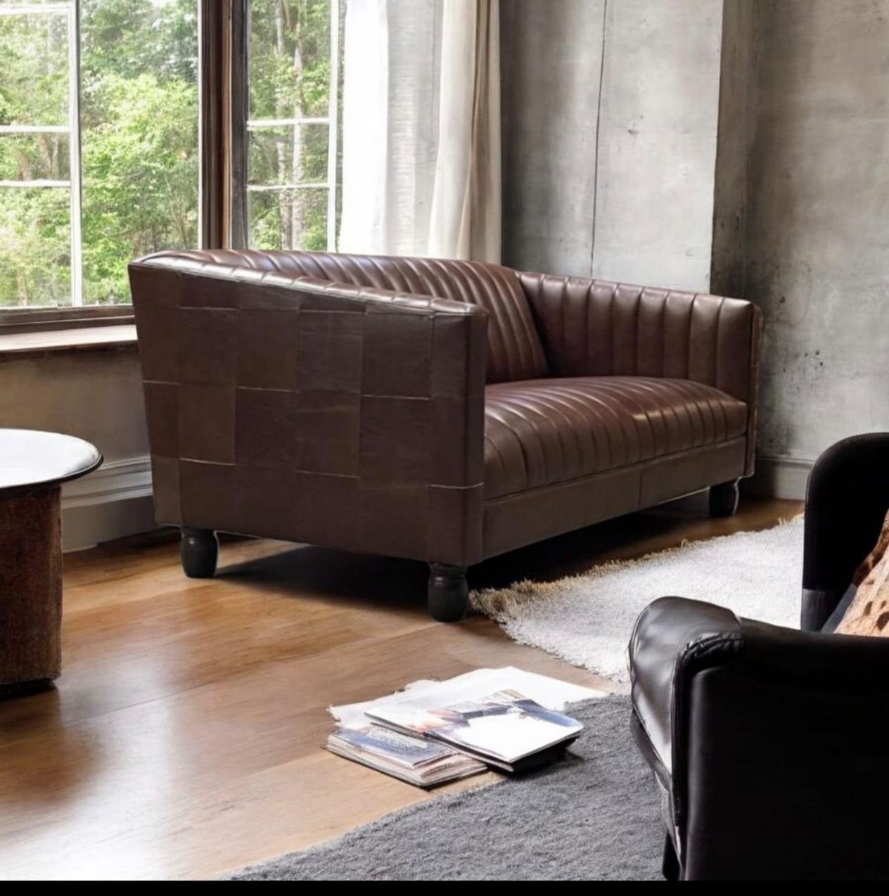 ALMENDRA SOFA SOFA LOVE 100% CUERO LEGITIMO